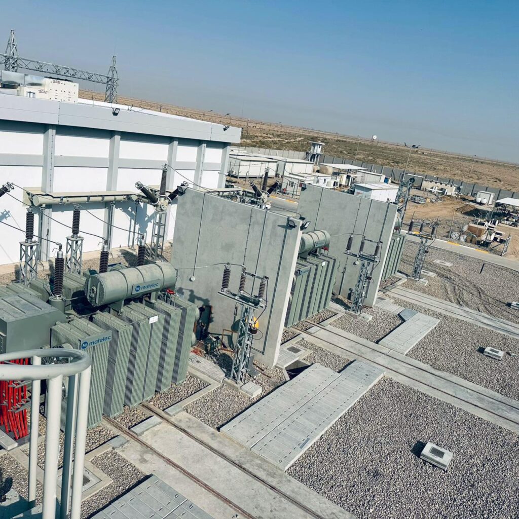 شركة ماتليك تنجز أعمال محطة بلد 2 الفرعية في صلاح الدين قبل موعدها