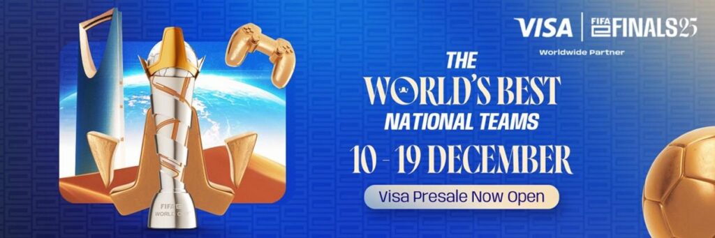 FIFAe Finals 25 Opens Visa Presale to Welcome Fans to a New Era of Esports Entertainment