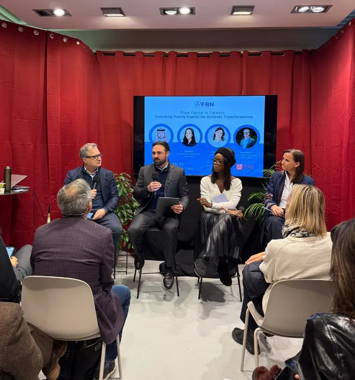 Khaled Sharbatly Participates in a Dialogue Session on the Role of Family Capital in Sustainable Economic Transformation at Davos 2026