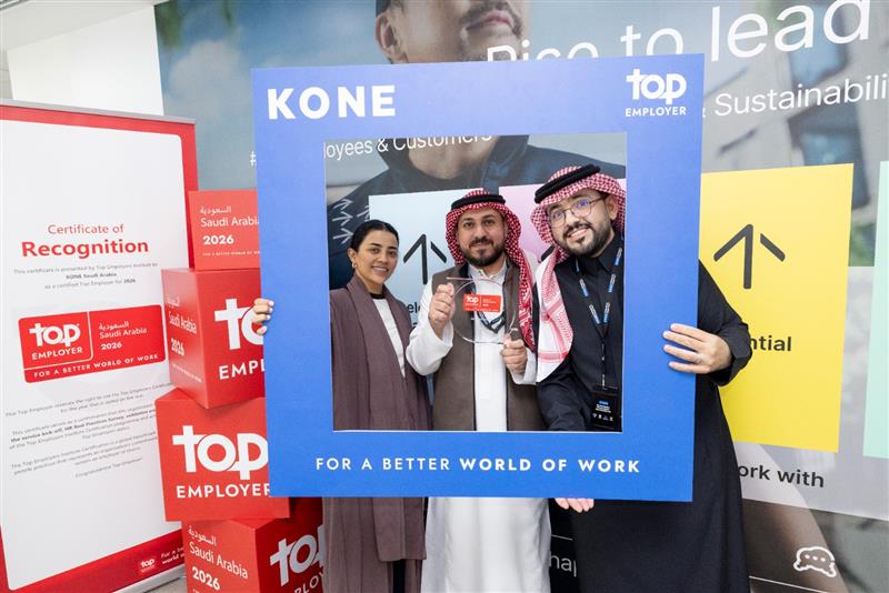 KONE recognized as a Top Employer 2026 in Saudi Arabia