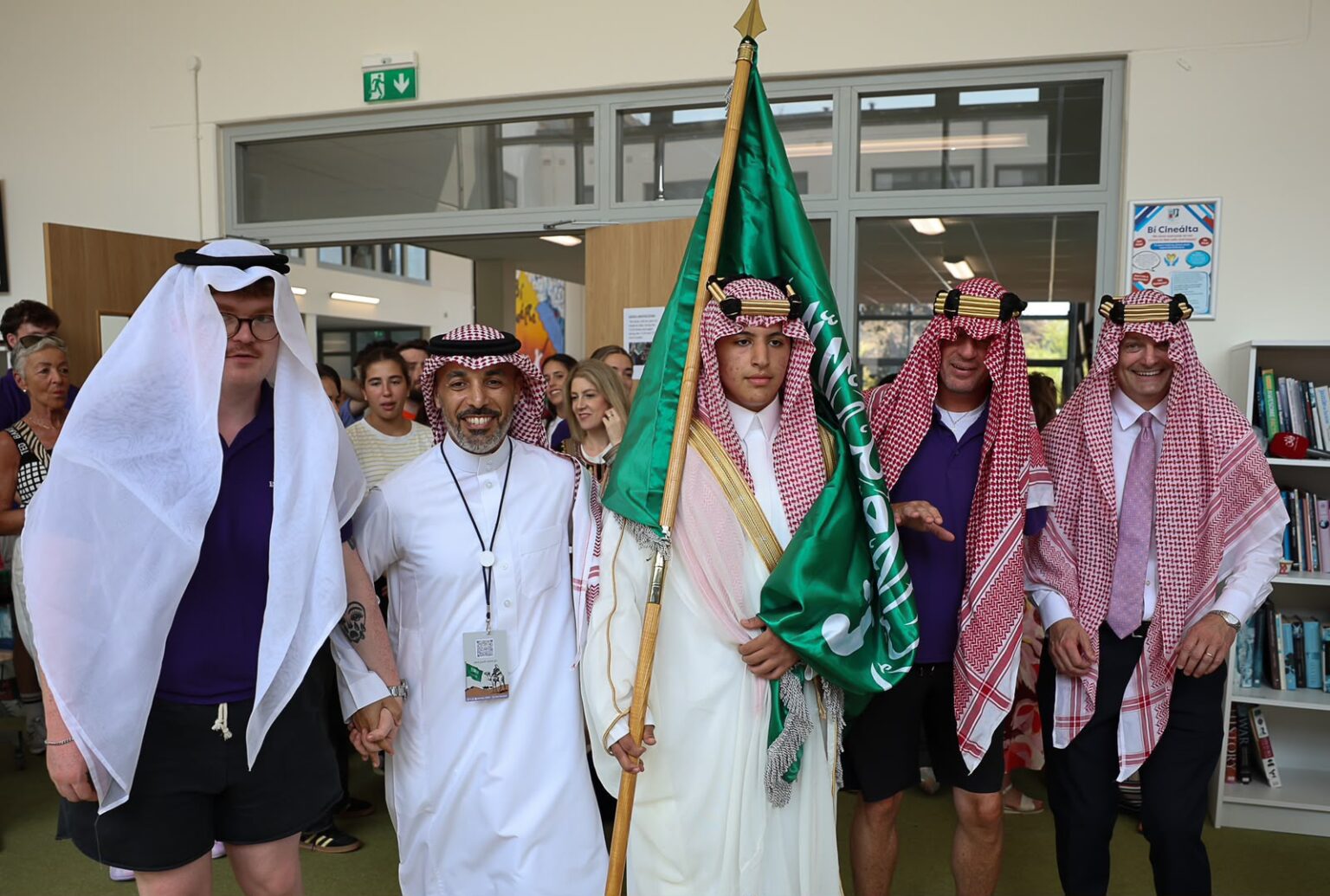 فريق ” واثق” يحتفي بالثقافة السعودية في أيرلندا