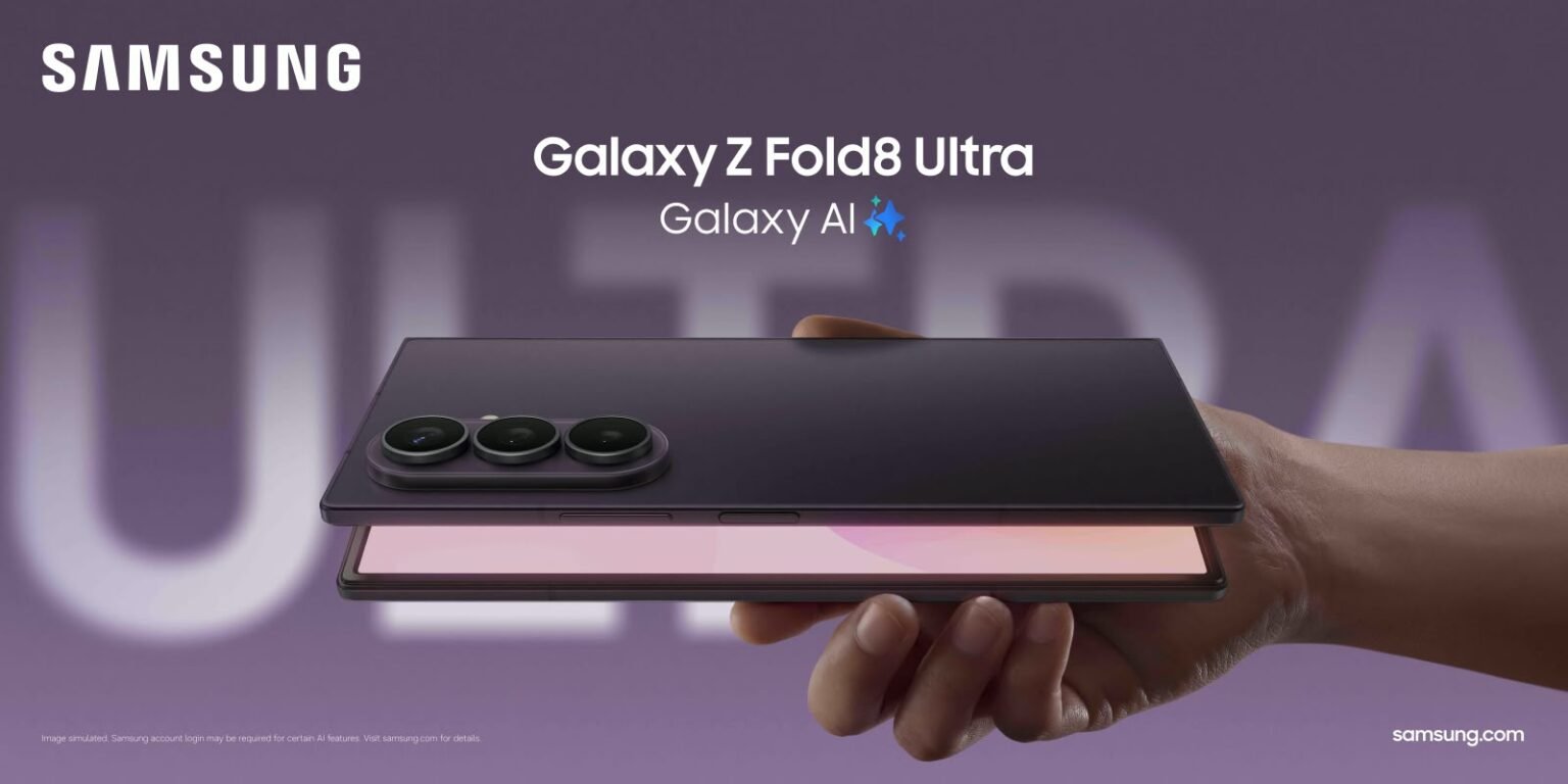 سامسونج للإلكترونيات تطلق Galaxy Z Fold8 Ultra بنظام كاميرا بدقة 200 ميجا بكسل