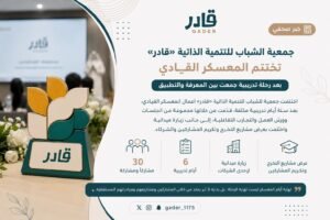 «قادر» تختتم المعسكر القيادي بعد رحلة تدريبية جمعت بين المعرفة والتطبيق
