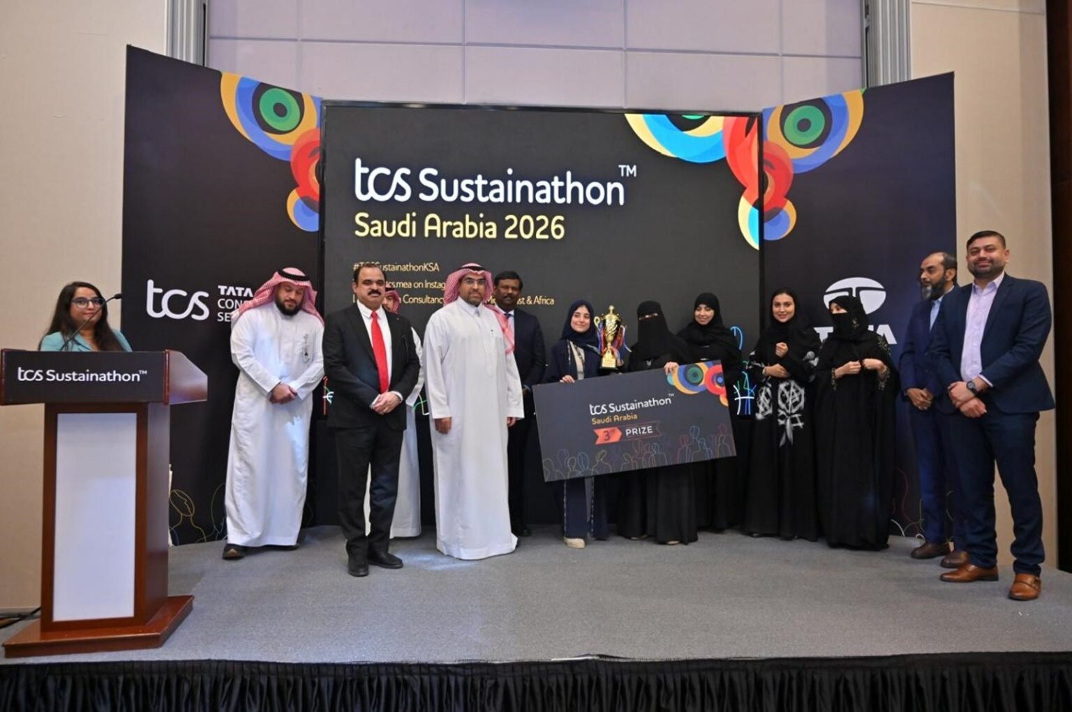 فريق “وفير” من جامعة الملك عبدالعزيز يفوز بالنسخة الثالثة من مسابقة TCS Sustainathon السعودية 2026 بحلول ذكية مستدامة