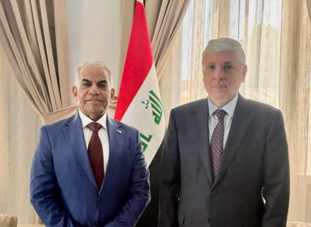 محسن الحميد.. يلتقي سفير العراق في الدوحة ويبحثان تعزيز الشراكات الاقتصادية العراقية–القطرية